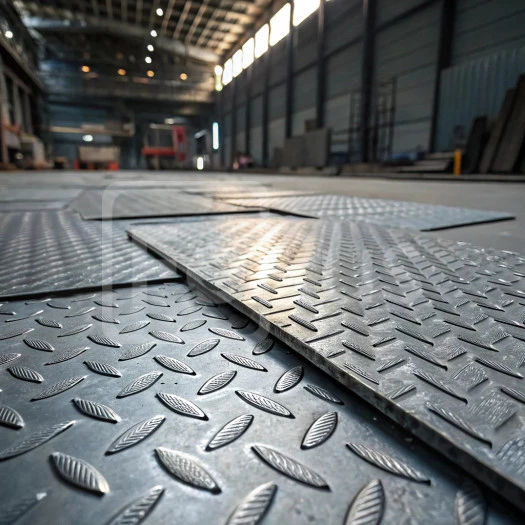 Лист стальной рифленый ромб 0,5х600 мм Ст1 ГОСТ 8568-77