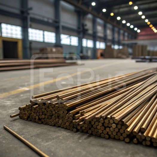 Пруток бронзовый 90 мм БрАМц9-2 ГОСТ 1628-2019